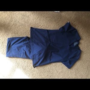 Figs navy blue scrubs
